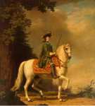 Erichsen Ericksen Virgilius Equestrian Portrait of Catherine II  - Hermitage
